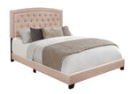 Linda Beige Queen Upholstered Bed