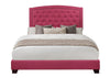 Linda Pink Full Upholstered Bed