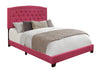 Linda Pink King Upholstered Bed