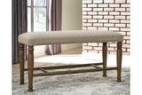 [SPECIAL] Lettner Gray/Brown Dining Bench from Ashley - Luna Furniture