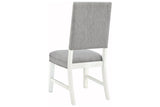 [SPECIAL] Nashbryn Gray/White Dining Chair, Set of 2 from Ashley - Luna Furniture