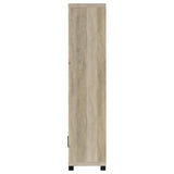 Sachin Antique Pine 3-Shelf Media Tower With Storage Cabinet from Coaster - Luna Furniture