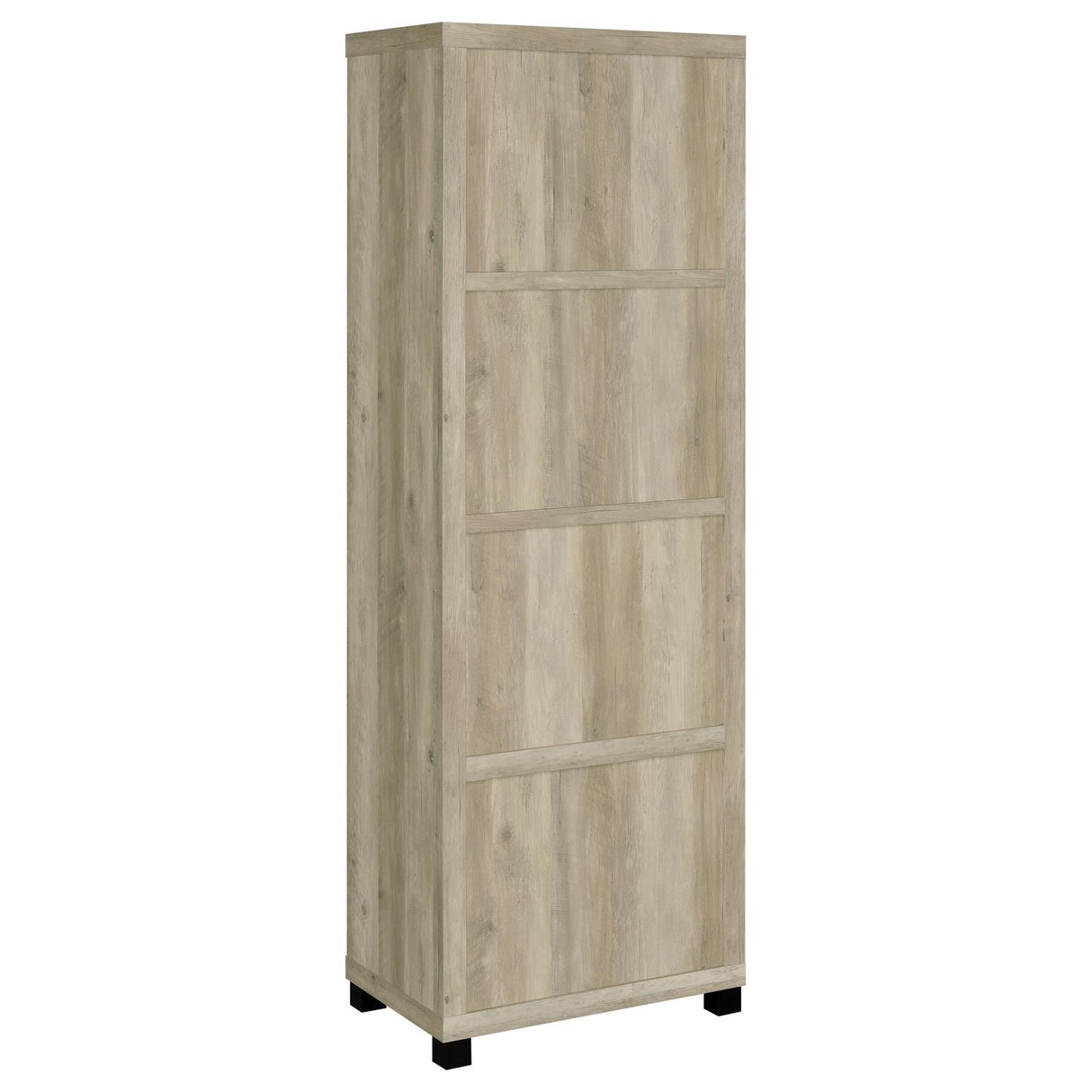 Sachin Antique Pine 3-Shelf Media Tower With Storage Cabinet from Coaster - Luna Furniture