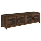 Sachin Dark Pine 3-Piece Entertainment Center With 79" TV Stand from Coaster - Luna Furniture