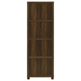 Sachin Dark Pine 3-S helf Media Tower With Storage Cabinet from Coaster - Luna Furniture
