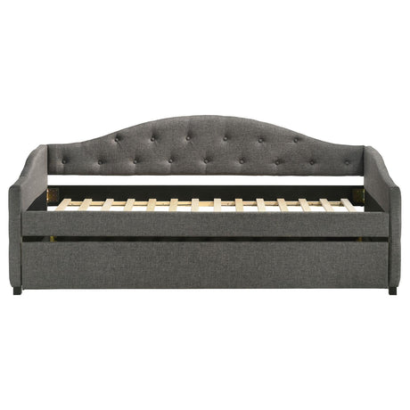 Sadie Upholstered Twin Daybed with Trundle from Coaster - Luna Furniture