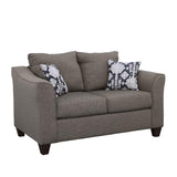 Salizar Gray Flared Arm Loveseat from Coaster - Luna Furniture