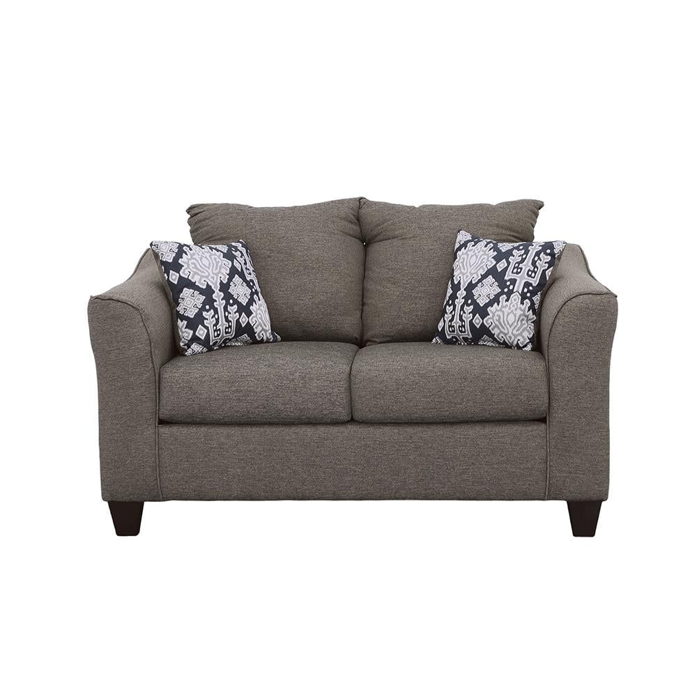 Salizar Gray Flared Arm Loveseat from Coaster - Luna Furniture