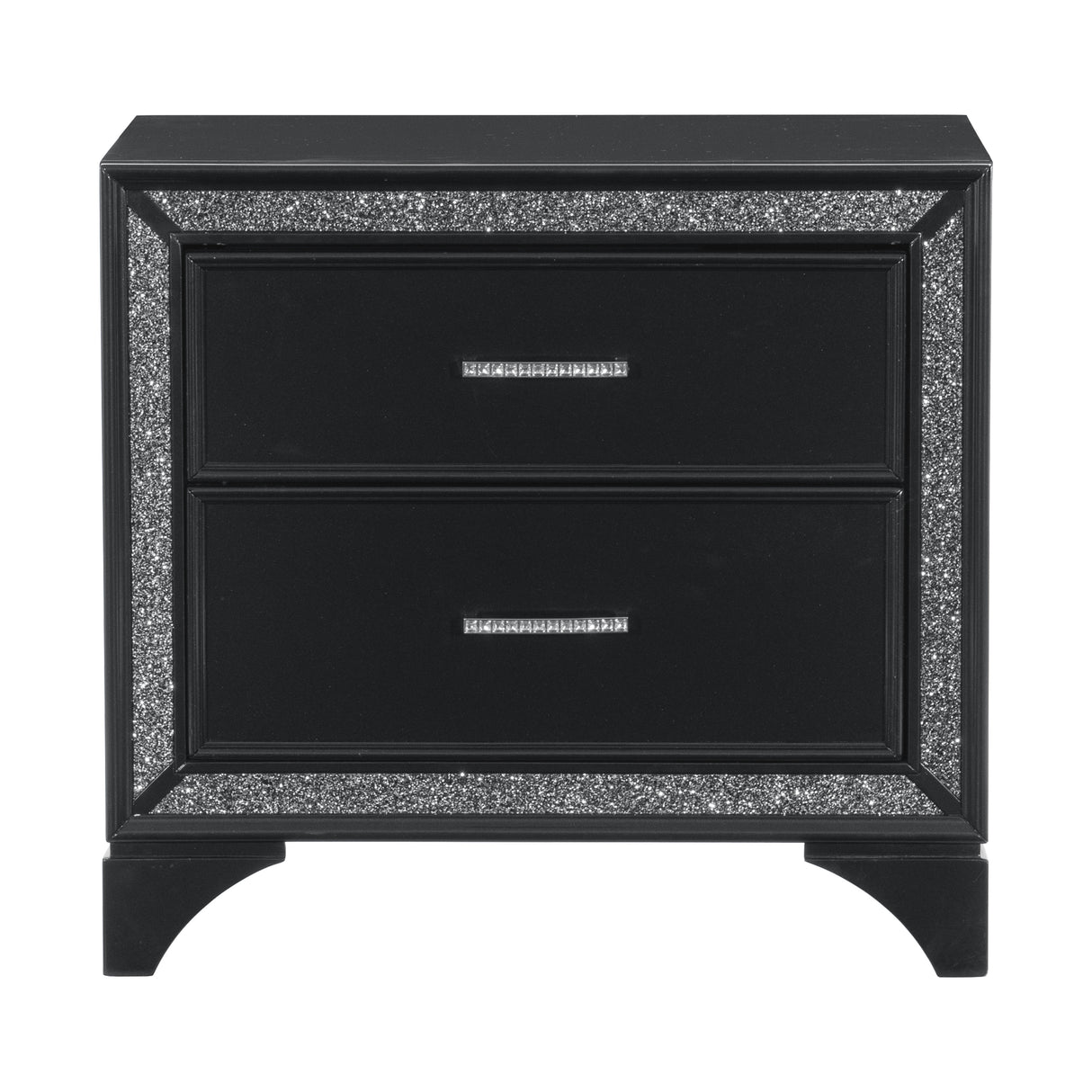 Salon Black Nightstand from Homelegance - Luna Furniture