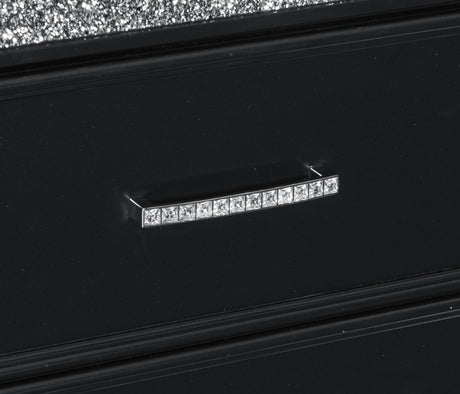 Salon Black Nightstand from Homelegance - Luna Furniture