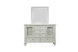 Sandy Beach White 11-Drawer Rectangular Dresser from Coaster - Luna Furniture