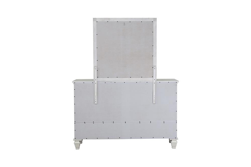 Sandy Beach 11-drawer Rectangular Dresser White - Luna Furniture Sandy Beach 11-drawer Rectangular Dresser White - Luna Furniture