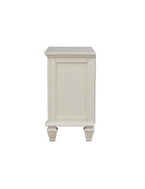 Sandy Beach White 3-Drawer Nightstand from Coaster - Luna Furniture