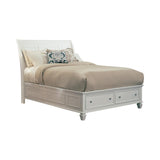 Sandy Beach White Queen Storage Sleigh Bed from Coaster - Luna Furniture