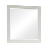 Sandy Beach White Rectangular Mirror (Mirror Only) from Coaster - Luna Furniture