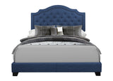 Sandy Blue King Upholstered Bed from Homelegance - Luna Furniture