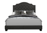 Sandy Dark Gray Queen Upholstered Bed from Homelegance - Luna Furniture