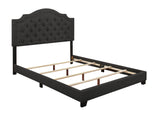 Sandy Dark Gray Queen Upholstered Bed from Homelegance - Luna Furniture