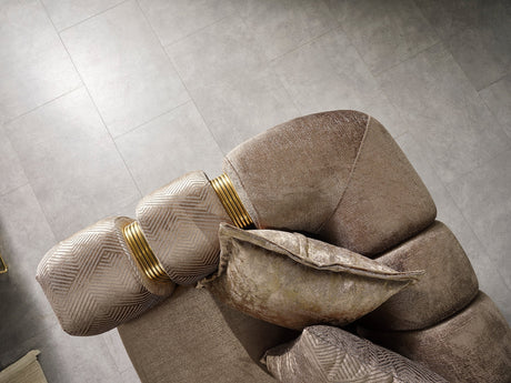 Santana Coffee Velvet Sofa from Nova Furniture - Luna Furniture