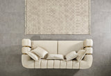 Santana Ivory Velvet Living Room Set from Nova Furniture - Luna Furniture