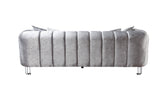 Santana Silver Velvet Sofa & Loveseat from Nova Furniture - Luna Furniture