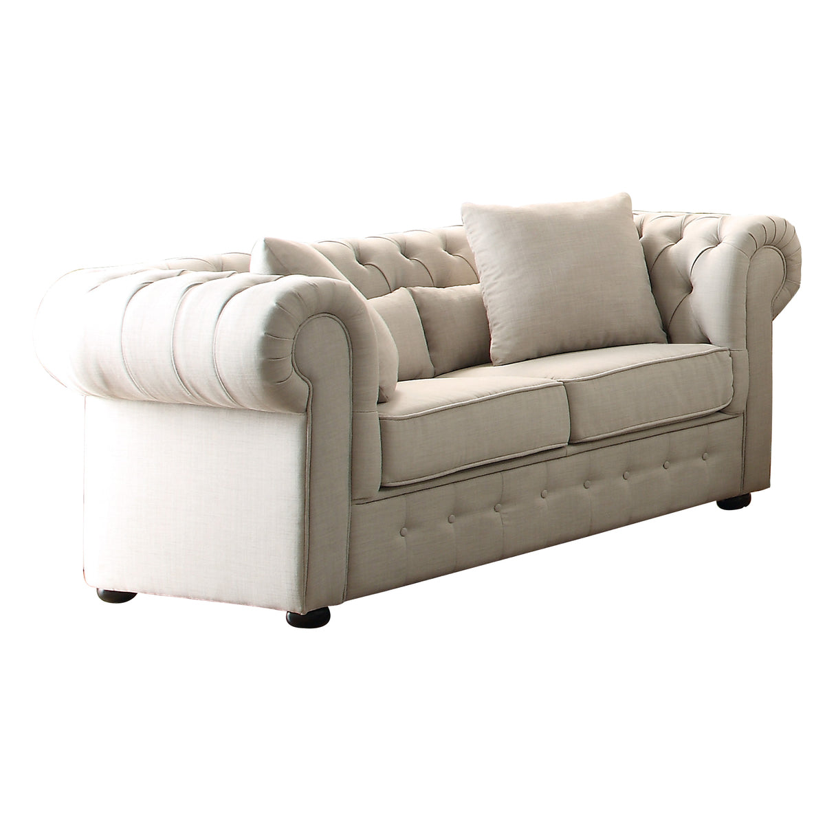 Savonburg Neutral Loveseat from Homelegance - Luna Furniture