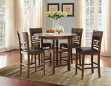 Savor Brown 5-Piece Counter Height Set from Homelegance - Luna Furniture