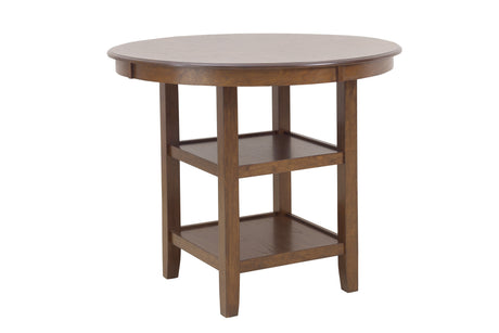 Savor Brown 5-Piece Counter Height Set from Homelegance - Luna Furniture