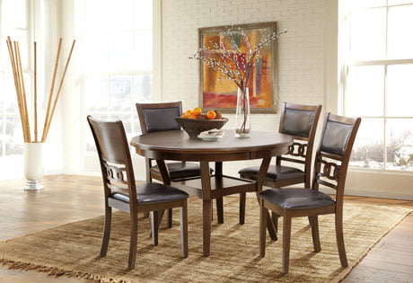 Savor Brown 5-Piece Dining Set from Homelegance - Luna Furniture