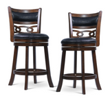Savor Brown Swivel Counter Height Chair, Set of 2 from Homelegance - Luna Furniture