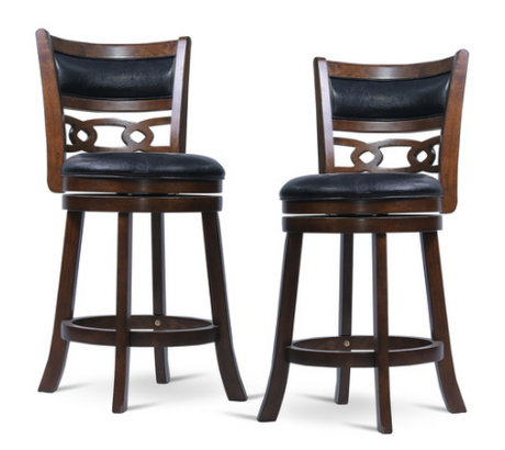 Savor Brown Swivel Counter Height Chair, Set of 2 from Homelegance - Luna Furniture