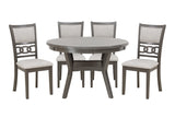 Savor Gray 5-Piece Dining Set from Homelegance - Luna Furniture