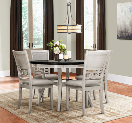 Savor White 5-Piece Dining Set from Homelegance - Luna Furniture