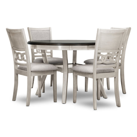 Savor White 5-Piece Dining Set from Homelegance - Luna Furniture