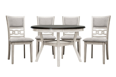 Savor White 5-Piece Dining Set from Homelegance - Luna Furniture