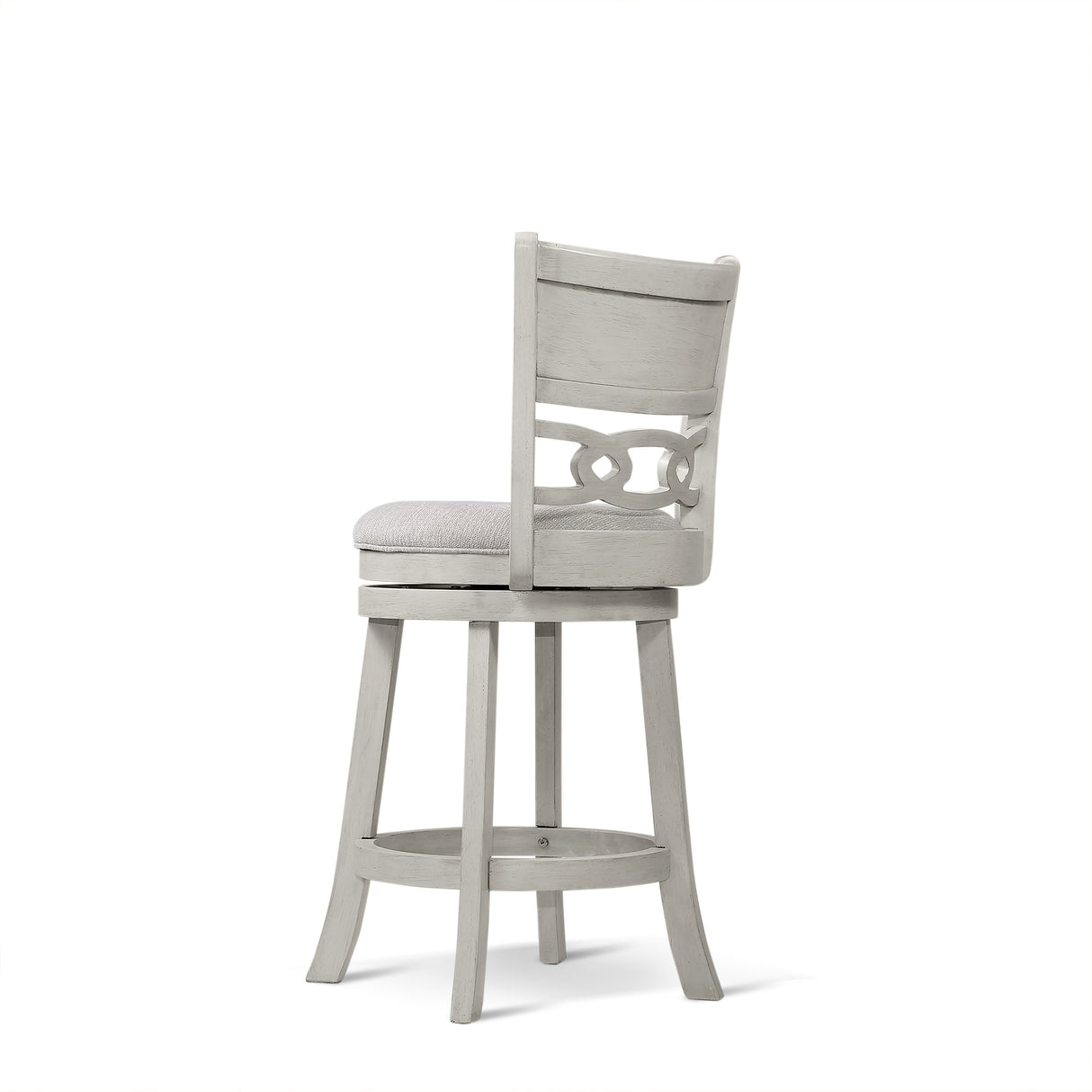 Savor White Swivel Counter Height Chair, Set of 2 from Homelegance - Luna Furniture