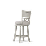 Savor White Swivel Counter Height Chair, Set of 2 from Homelegance - Luna Furniture