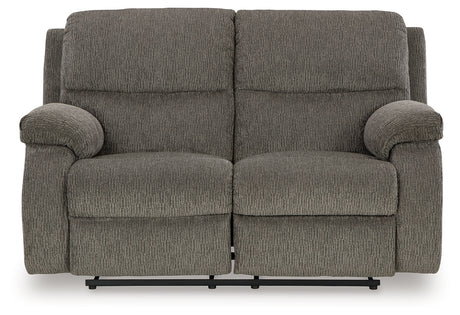 Scranto Brindle Reclining Loveseat from Ashley - Luna Furniture