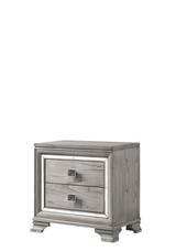 Vail Gray Nightstand from Crown Mark - Luna Furniture