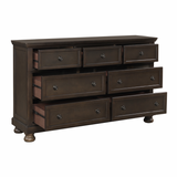 Begonia Grayish Brown Sleigh Storage Platform Bedroom Set from Homelegance - Luna Furniture