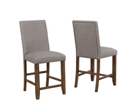 Manning Brown Counter Height Chair, Set of 2