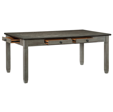 Granby Antique Gray Dining Table from Homelegance - Luna Furniture