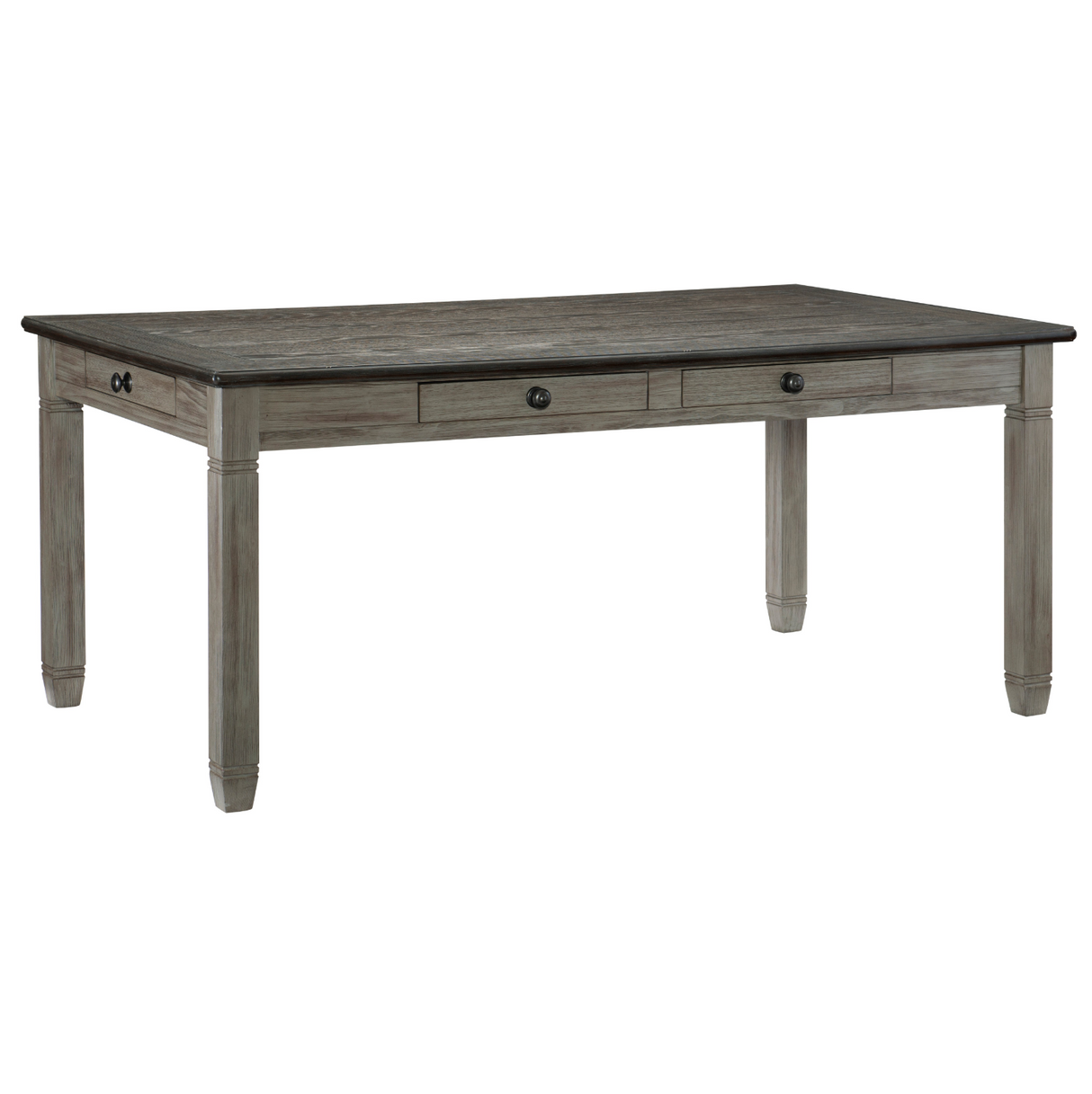 Granby Antique Gray Dining Table from Homelegance - Luna Furniture
