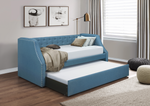 Corrina Blue Daybed with Trundle