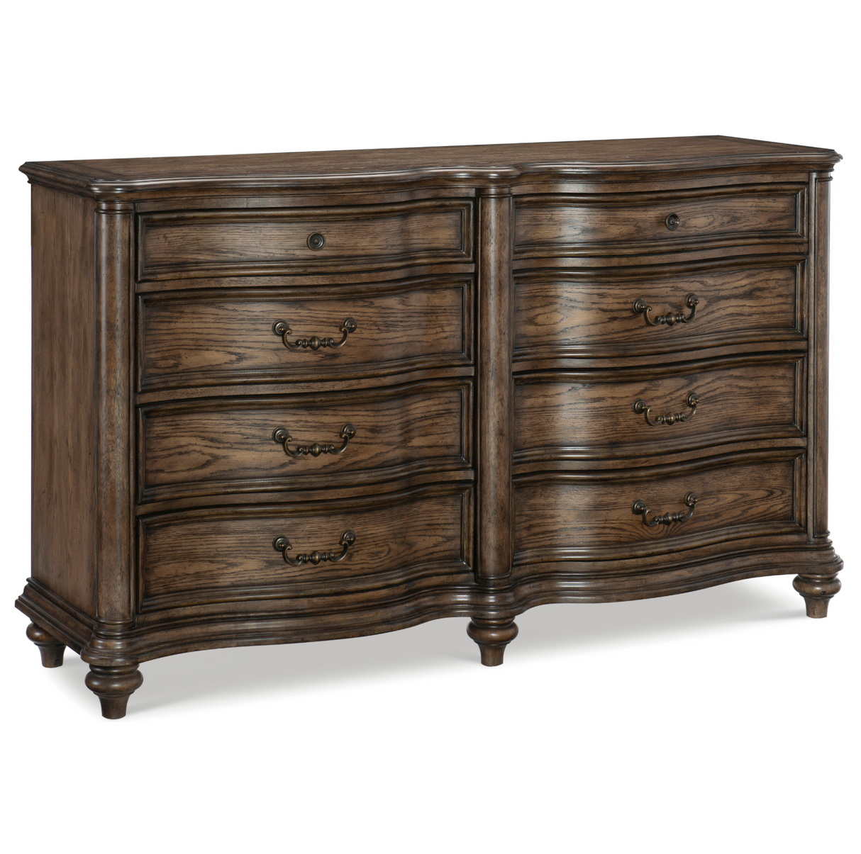 Heath Court Brown Oak Dresser from Homelegance - Luna Furniture