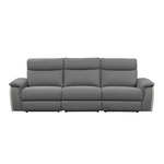 Maroni Gray Power Double Reclining Sofa