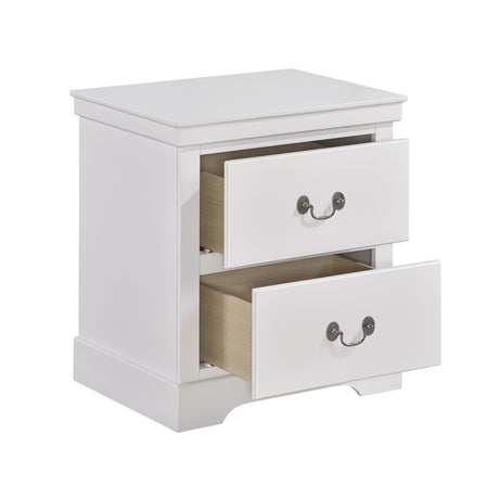 Seabright White Nightstand from Homelegance - Luna Furniture