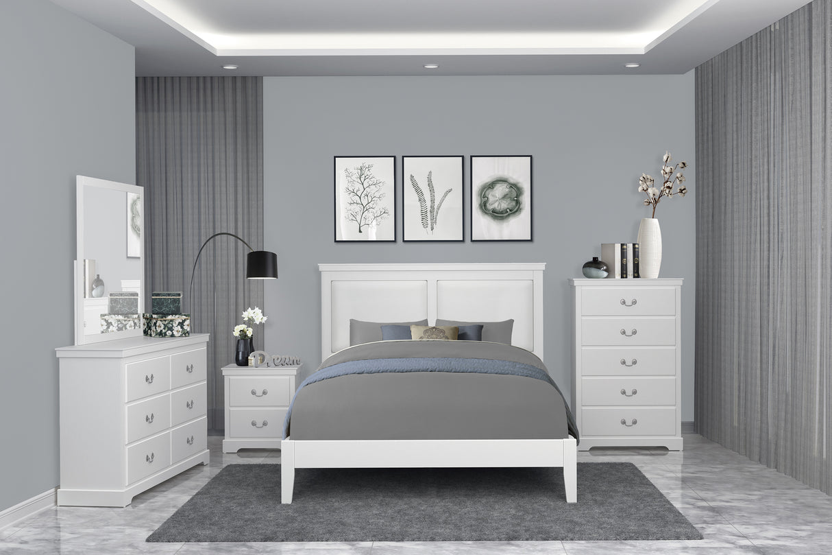 Seabright White Nightstand from Homelegance - Luna Furniture