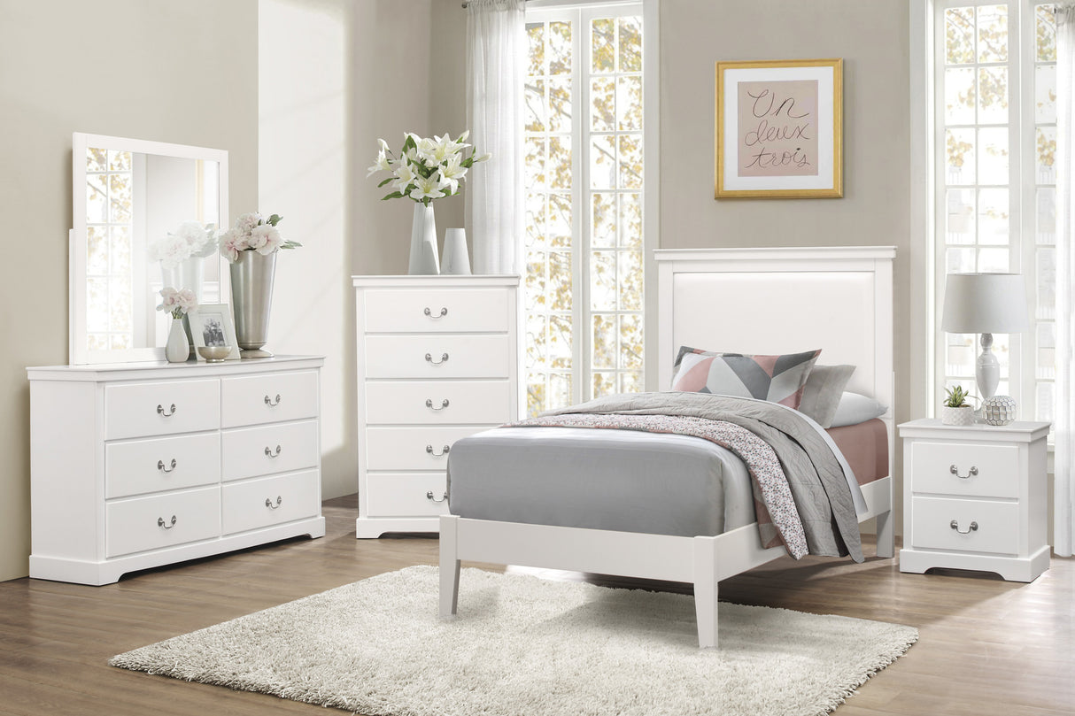 Seabright White Nightstand from Homelegance - Luna Furniture