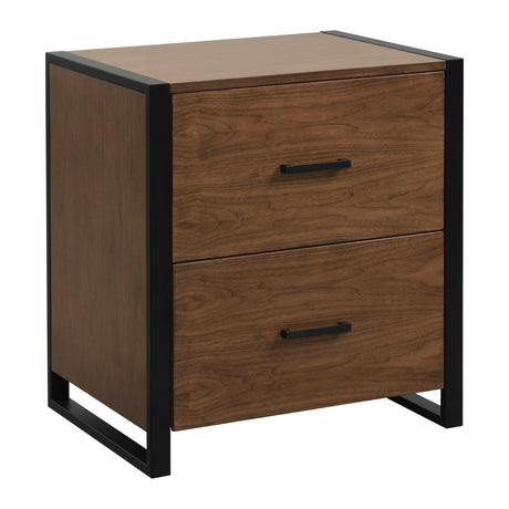 Sedley Walnut/Rustic Black File Cabinet from Homelegance - Luna Furniture